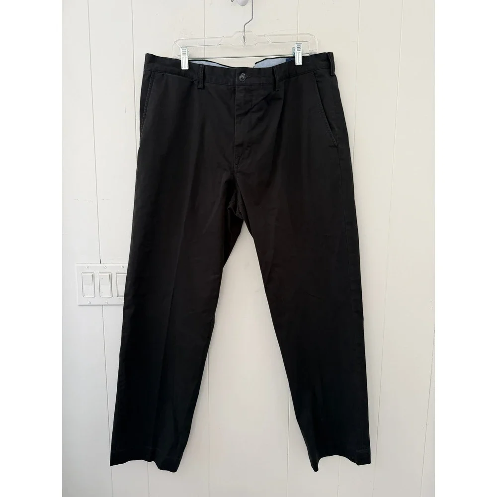 Polo Ralph Lauren Mens Black Stretch Straight Fit Chino Pants 40x32 RN 41381